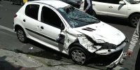 ببینید | تصادف هولناک ۲۰۶ پیش از ورودی شهرک اکباتان