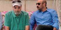 عکس | ژست جالب نقی معمولی و رحمت در پشت صحنه سریال پایتخت ۷