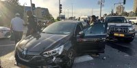 عکس | تصادف خودروهای کاروان نتانیاهو در اسرائیل