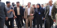 تصاویر | بازدید  وزیر بهداشت، درمان و آموزش پزشکی در بدو ورود به استان ایلام از بیمارستان رازی