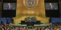 عکس | واکنش معنادار هیأت دیپلماتیک ایران به حضور نتانیاهو در سازمان ملل