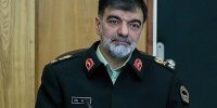 عکس | اشک‌های سردار رادان در گرامیداشت شهدای فراجا در جنگ تحمیلی ۱۲ روزه