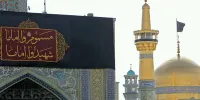 عکس | مشاهده دود غلیظ در حرم مطهر رضوی در پی حمله به یک پادگان در حوالی حرم