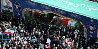 تصاویر | تشییع پیکر شهدای ناوشکن دنا و دکتر علی لاریجانی و پسرش، سردار سلیمانی فرمانده سازمان بسیج مستضعفین