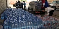 توزیع ۹۰ هزار بطری آب و استقرار تانکرها در مناطق بحرانی یزد