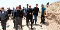 بازدید سرزده پزشکیان از خط انتقال آب زیاران به بیلقان+ تصاویر