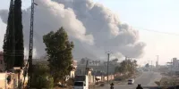 شنیده شدن صدای انفجار در حلب سوریه