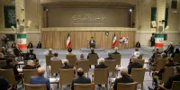 عکسی از انگشتر خاص رهبر انقلاب در دیدار با هیأت دولت/ «العزه بالله» به چه معناست؟