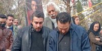 خاکسپاری حمید طالقانی + عکس