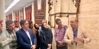 نمایشگاه دست‌بافته‌های اهدایی پرویز تناولی در شیراز گشایش یافت