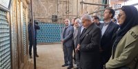 وزیر میراث در جریان طرح مرمت بقعه سید رکن الدین یزد قرار گرفت