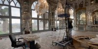 تصاویری از خسارت‌های حمله هوایی به کاخ گلستان
