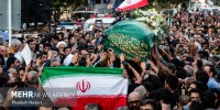 تشییع و خاکسپاری پیکر استاد «محمود فرشچیان» در اصفهان