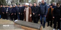مراسم تشییع و خاکسپاری رضا رویگری