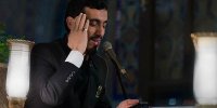 مدیحه سرایی مهدی رسولی در حرم امام رضا(ع)