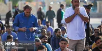 اقامه نماز عید فطر در قلعه چنعان
