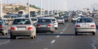 ترافیک شدید در اتوبان قزوین - کرج