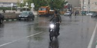 آبگرفتگی در بخش‌هایی از مشهد