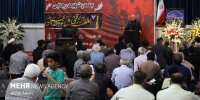 بزرگداشت جانباختگان حادثه آتش‌سوزی بندر شهید رجایی