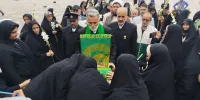 حضور کاروان «زیر سایه خورشید» در آستانه اشرفیه