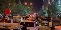 ترافیک سنگین در خیابان‌های تبریز پس از جشن قهرمانی تراکتور