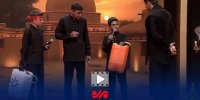 عزاداری نوجوانان با دبه ۲۰ لیتری در حسینیه معلی
