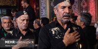 تجمع دسته‌های عزاداری خرمشهر در مسجد جامع