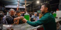 خدمات بی‌وقفه مواکب مرز مهران