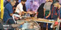 فعالیت مواکب در خدمات رسانی به زوار اربعین در مهران