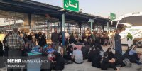 آخرین وضعیت جابجایی زوار اربعین از مرز مهران به شهرهای مختلف کشور