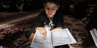 یادبود کودکان و مادران شهید جنگ ۱۲ روزه در حرم‌مطهر رضوی