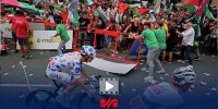 درگیری در اسپانیا به خاطر دوچرخه سواران اسرائیلی