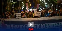 اعتراض در بارسلونا علیه حمله اسرائیل به کاروان جهانی صمود