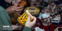 هنر ایرانی در نمایشگاه ملی صنایع دستی کرمان به نمایش در آمد