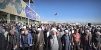 اقامه نماز استسقاء در سمنان؛ دست نیاز به‌ سوی خدای باران