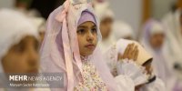جشن تکلیف ۱۲۰۰ دختر دانش‌آموز در شیروان برگزار شد