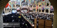 اجتماع بزرگ حوزویان مشهد در دفاع از مقام عظمای ولایت