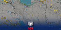 تصاویری از کلیر شدن آسمان ایران به روایت سایت فلایت رادار