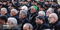 حرم امام رضا(ع) یکپارچه در عزای شهادت رهبر انقلاب اسلامی ایران