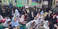تجمع دختران دانش آموز در بردسکن