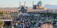 ویدیو/ بازار صنایع دستی اصفهان میزبان گردشگران نوروزی