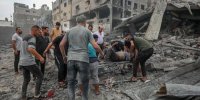 ویدیو/ غزه زیر بار نسل‌کشی، کمر خم کرد