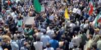 ویدیو/ فریاد انتقام از تهران؛ تجمع مردمی علیه تهاجم صهیونیست‌ها