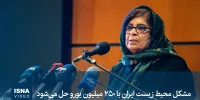ویدیو/ مشکل محیط زیست ایران با ۲۵۰ میلیون یورو حل می‌شود