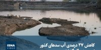 ویدیو/ کاهش ۲۷ درصدی آب سدهای کشور نسبت به سال گذشته
