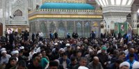 تصاویری از سیدحسن خمینی، در کنار پسر و نوه‌اش/ مراسم احیا شب نوزدهم در حرم امام خمینی
