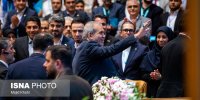 عکسی جالب از ادای احترام مقام خارجی به پزشکیان/ خانم سخنگو و معاون رئیس جمهور شکار دوربین ها شدند