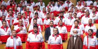 تصاویری جالب از حضور رئیس‌جمهور با لباس متفاوت در یک جلسه رسمی