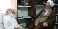 تصویری جدید از مرجع تقلید معروف بعد از مرخص شدن از بیمارستان