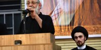 تصاویری از قدرت الله علیخانی در کنار سید حسن خمینی و پسرش/ جواد امام هم بود